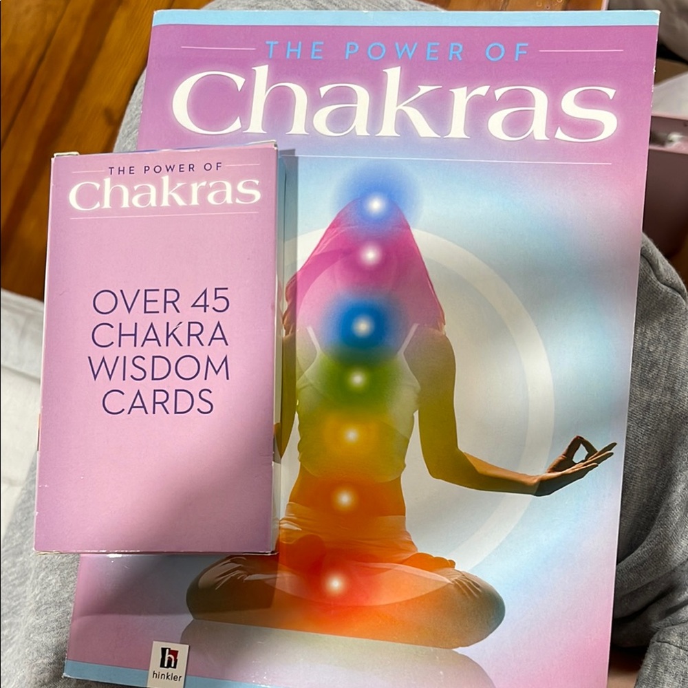The Power of Chakras book & wisdom cards